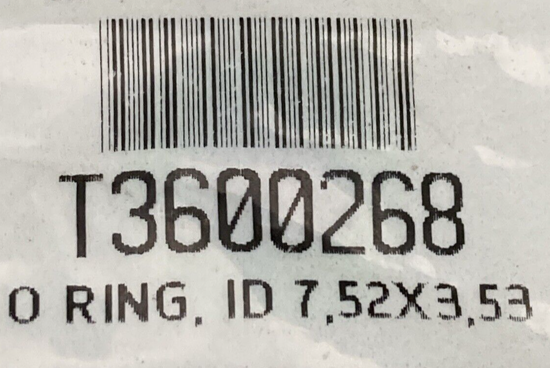 NEW GENUINE TRIUMPH T3600268 O Ring, Id 7, 52 X 3, 53