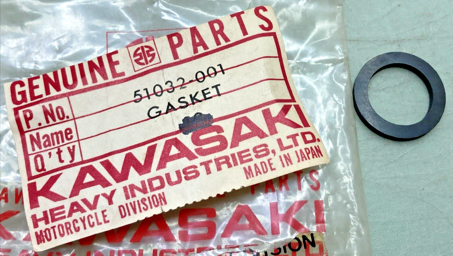 QTY 2 NEW GENUINE KAWASAKI 51032-001 FUEL COCK JOINT