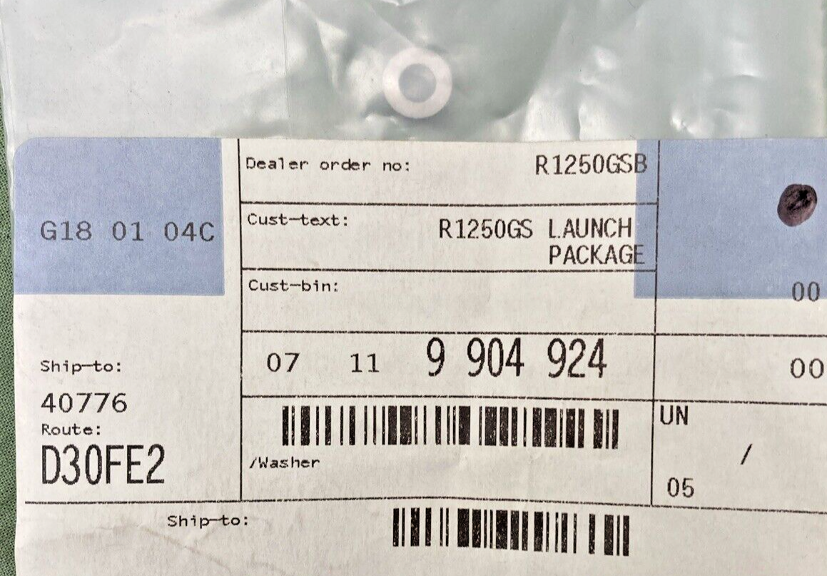 NEW GENUINE BMW 07119904924 WASHER 07 1 19 904 924