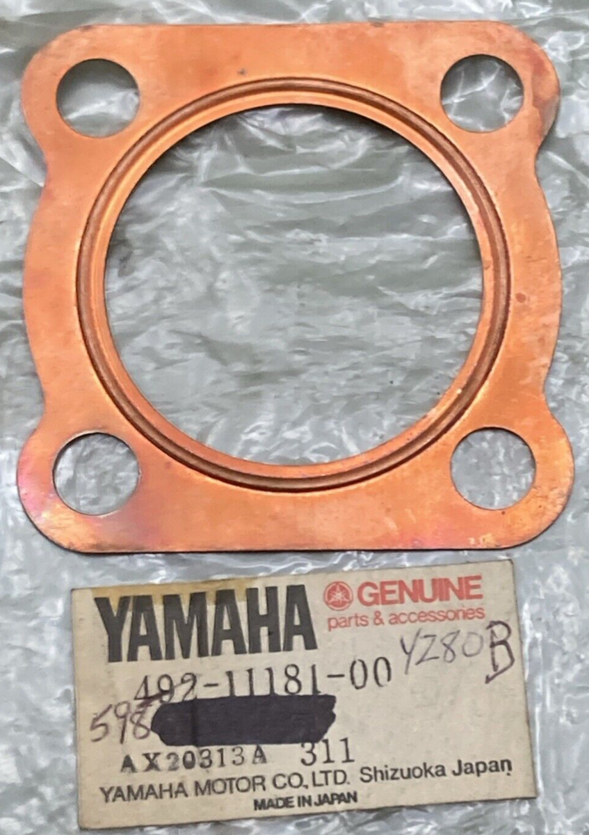 NEW GENUINE YAMAHA 492-11181-00 GASKET CYLINDER HEAD