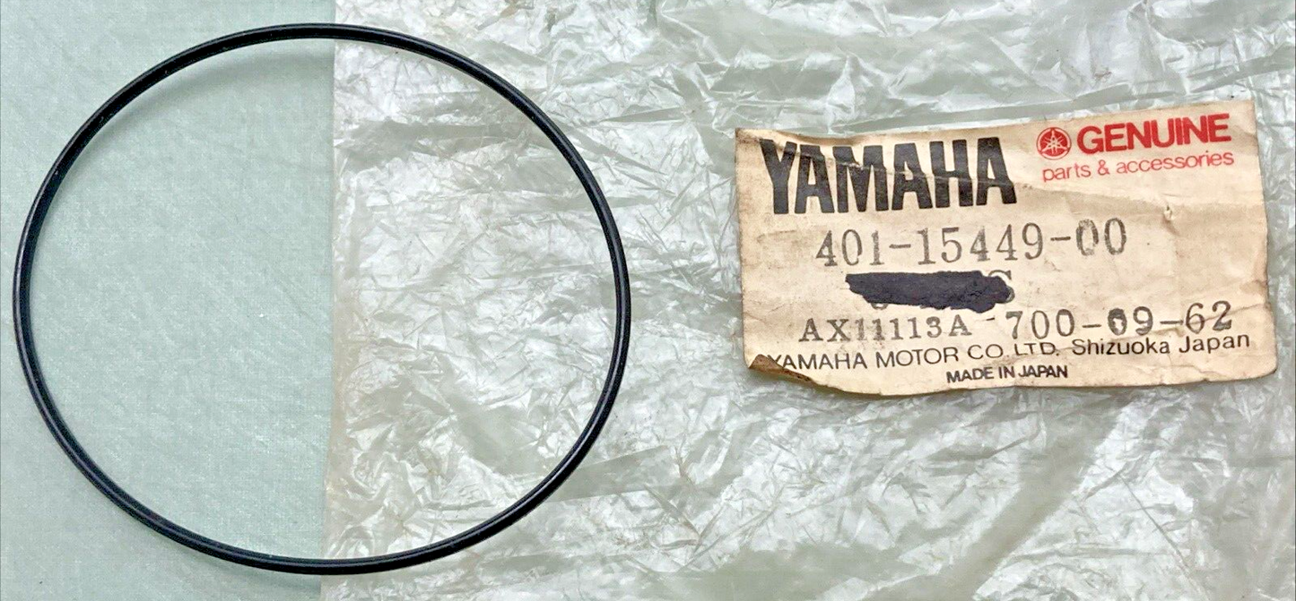 QTY 2 NEW GENUINE YAMAHA 401-15449-00 RING, RUBBER