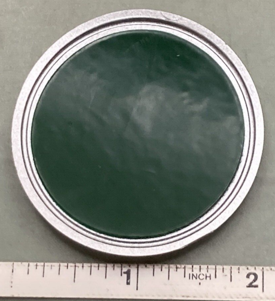 NEW GENUINE YAMAHA 1AA-24162-10 EMBLEM 2 SILVER ROUND 2"