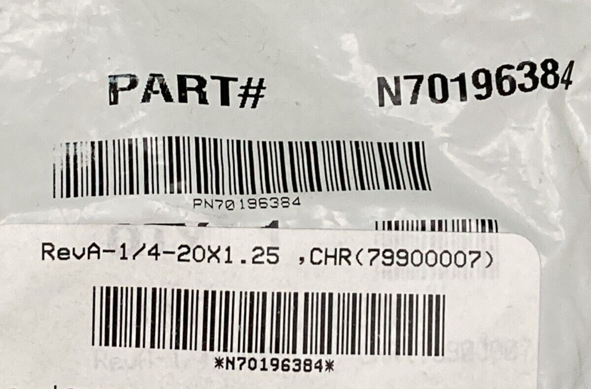 NEW GENUINE POLARIS N70196384 Reva - 1/4 - 20X1.25,CHR VICTORY