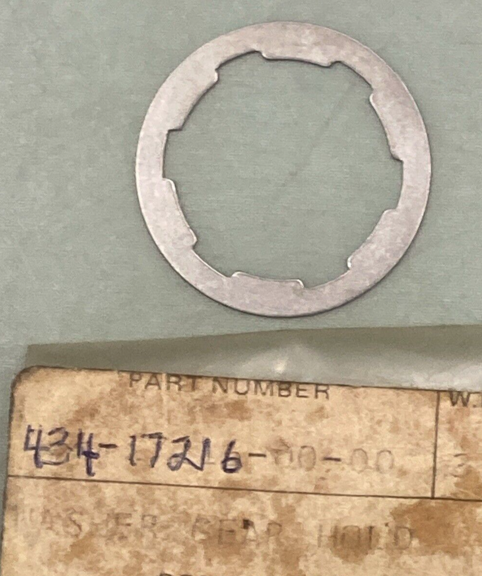 NEW REPLACES YAMAHA 434-17216-00 WASHER SPECIAL SHAPE GEAR HOLD