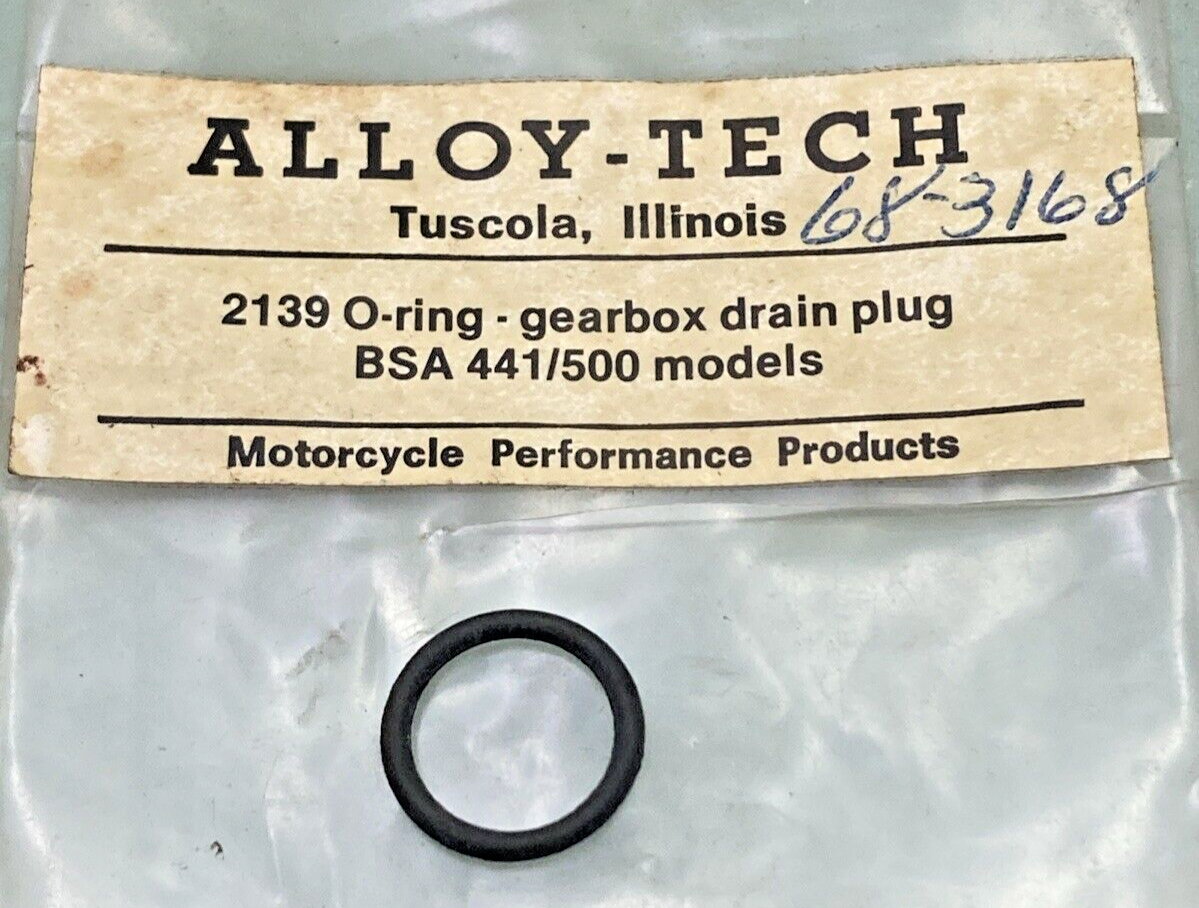 NEW ALLOY-TECH 68-3168 O-RING FOR TRIUMPH
