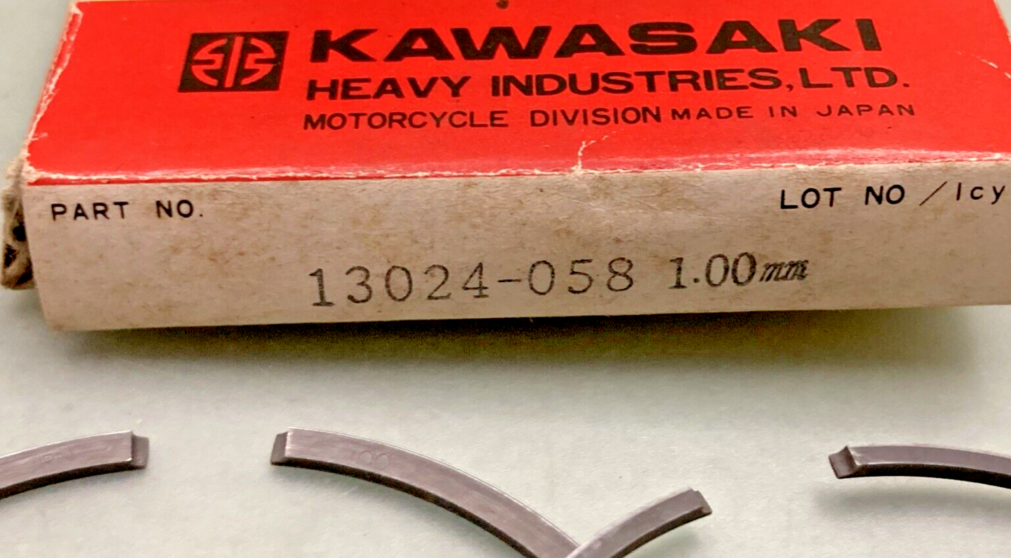 NEW GENUINE KAWASAKI 13024-058 PISTON Ring Set 1.00