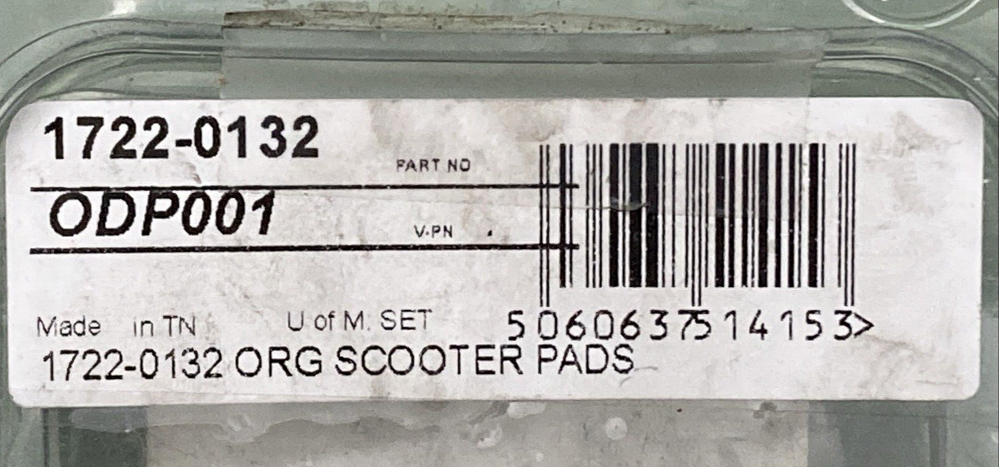 NEW GENUINE DP BRAKES 1722-0132 ODP Organic Scooter Brake Pads