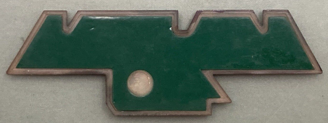 NEW GENUINE YAMAHA 12R-21782-00 EMBLEM 2 MAXIM 400 GOLD BLACK