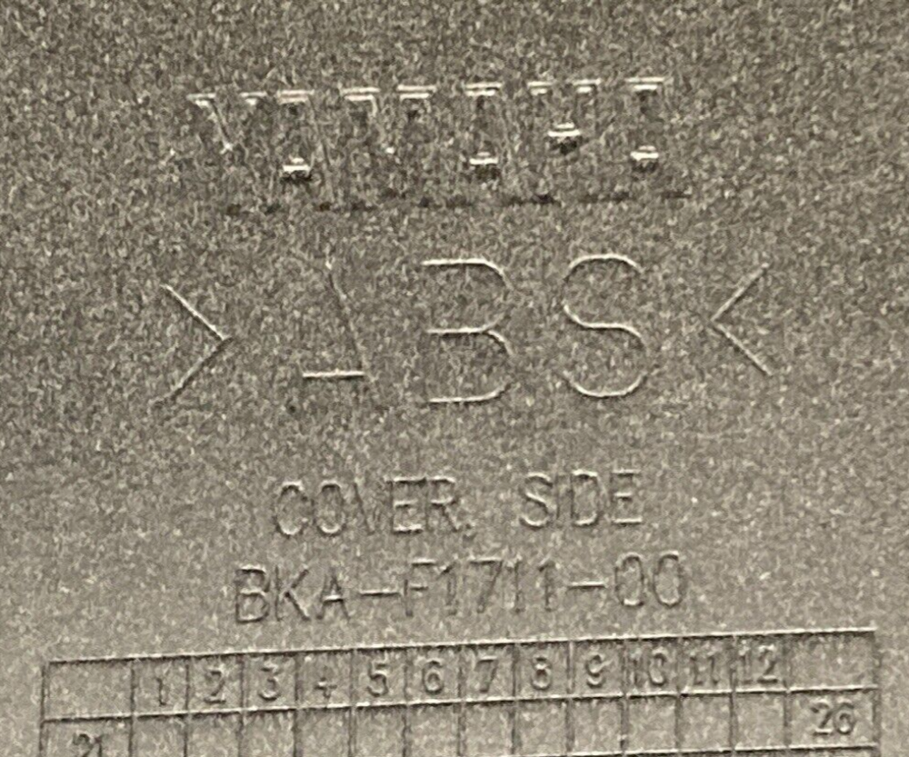 NEW GENUINE YAMAHA BKA-F1711-00-P1 Cover, Side 1