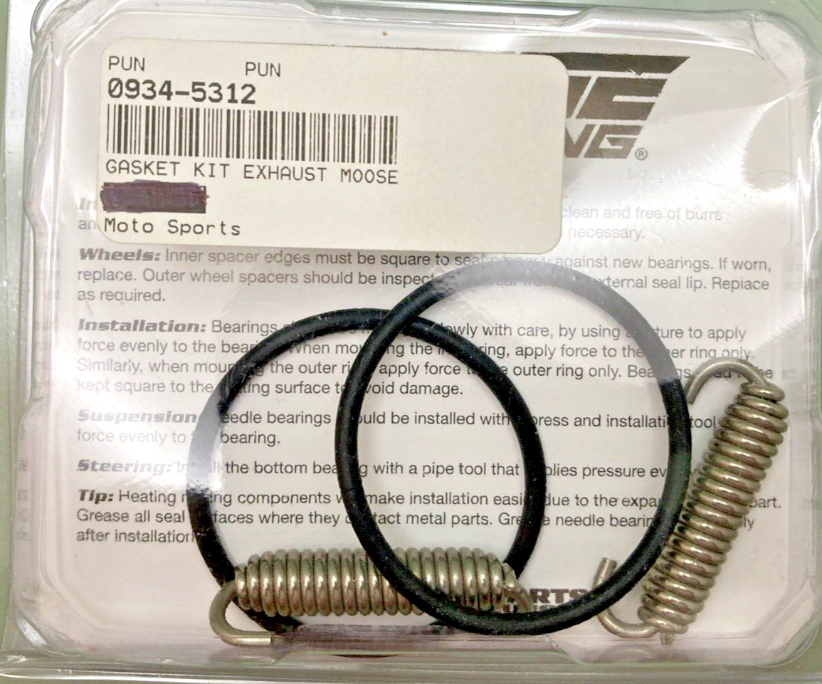 NEW GENUINE MOOSE RACING 0934-5312 EXHAUST GASKET KIT