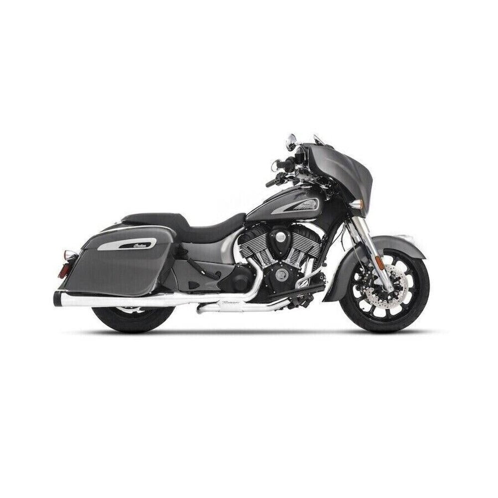 NEW GENUINE RINEHART 100-0552 Slimline Duals Header Kit Chrome For Indian