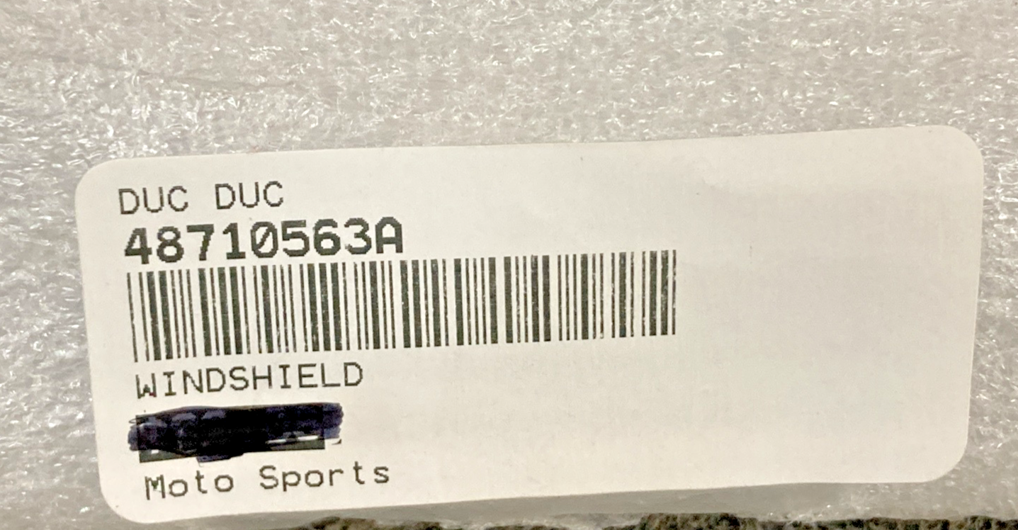 NEW GENUINE DUCATI 48710563A WINDSHIELD
