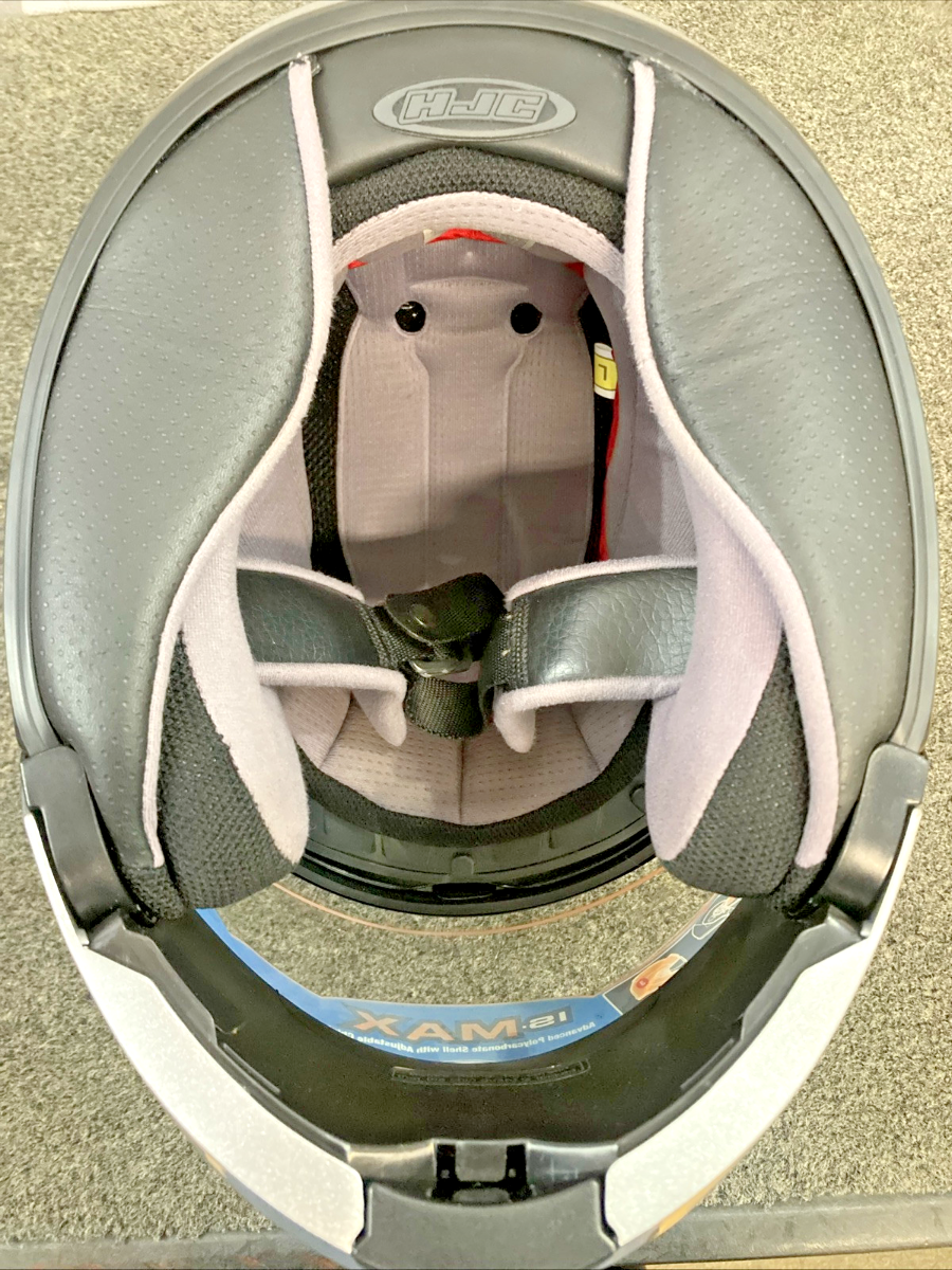 NEW GENUINE HJC IS-MAX SILVER HELMET L