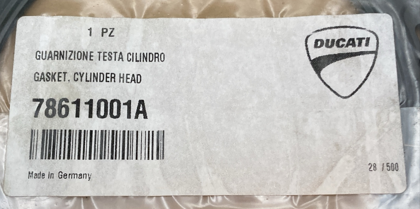 NEW GENUINE DUCATI 78611001A GASKET, CYLINDER HEAD