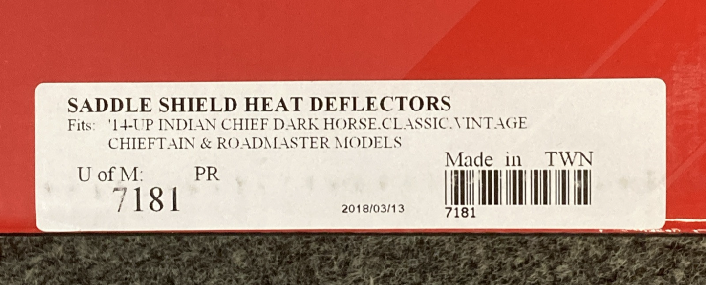 NEW GENUINE KURYAKYNK 0504-0284 Saddle Heat Shields