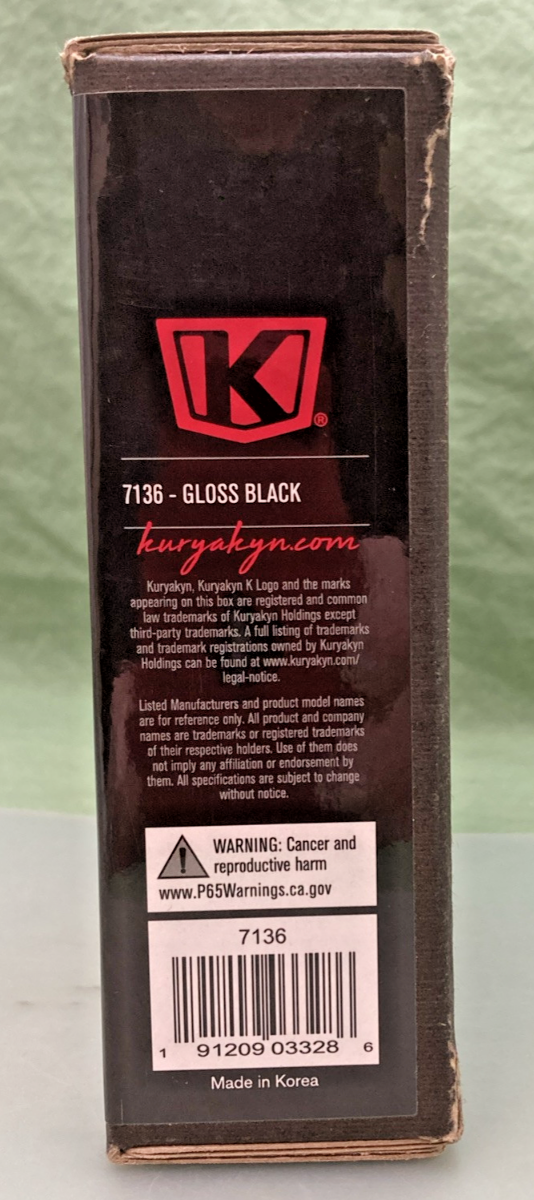NEW GENUINE KURYAKYNK 7136 Gloss Black Legacy Brake and Shift Levers 15-16 India