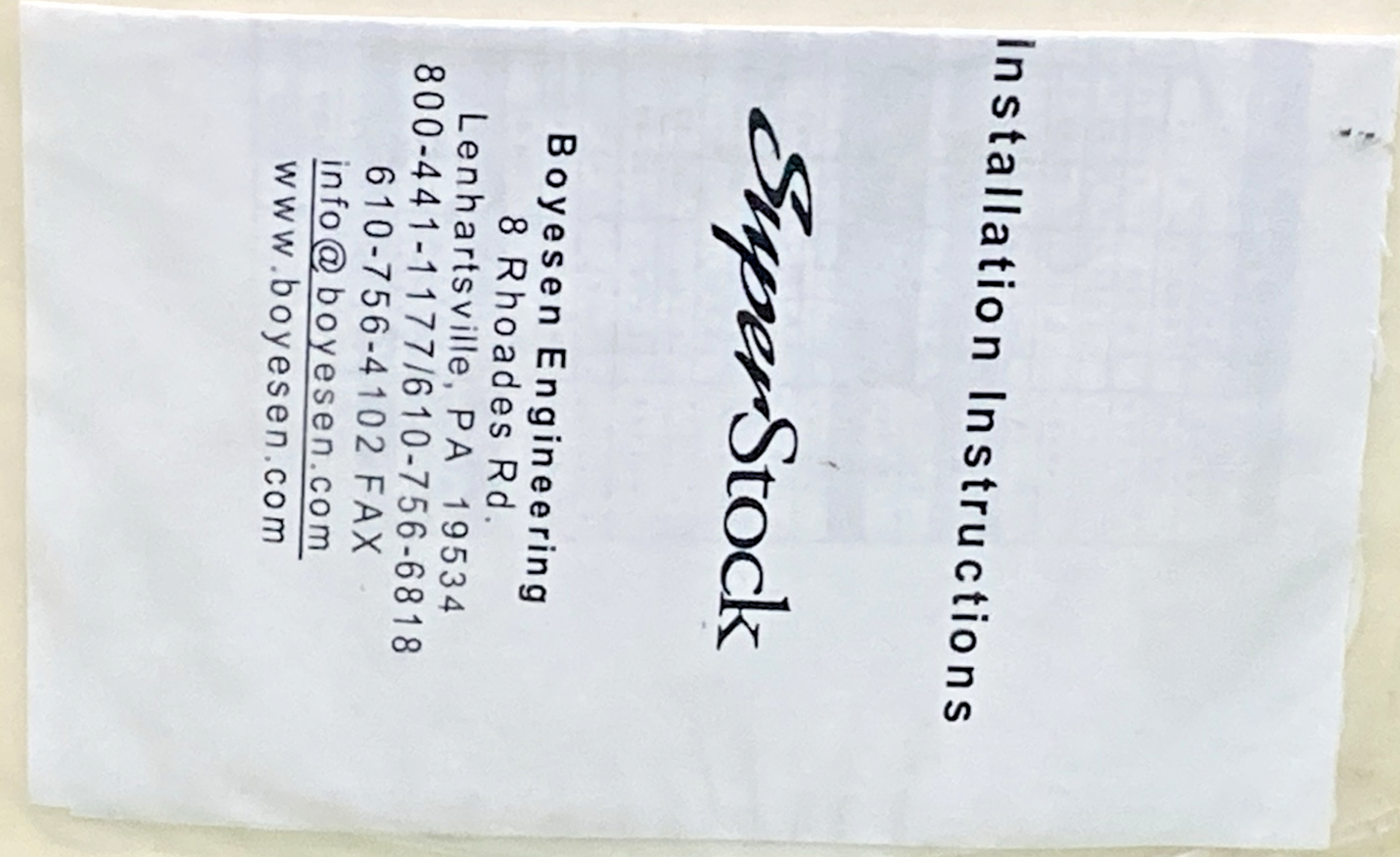 NEW GENUINE BOYESEN SSF142 SUPER STOCK SINGLE-STAGE REPLACEENT REEDS