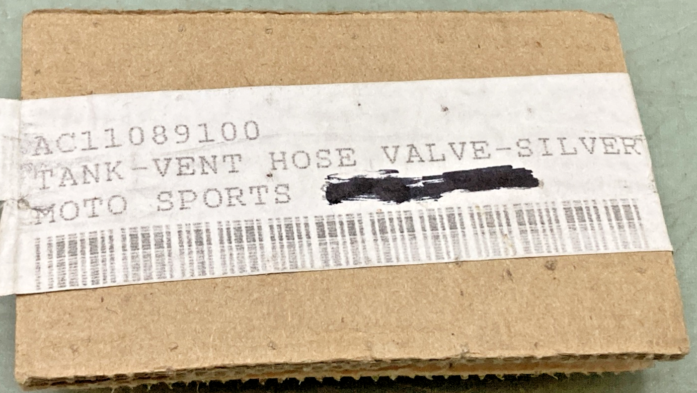 NEW GENUINE ACERBIS 11089100 TANK-VENT HOSE VALVE, SILVER
