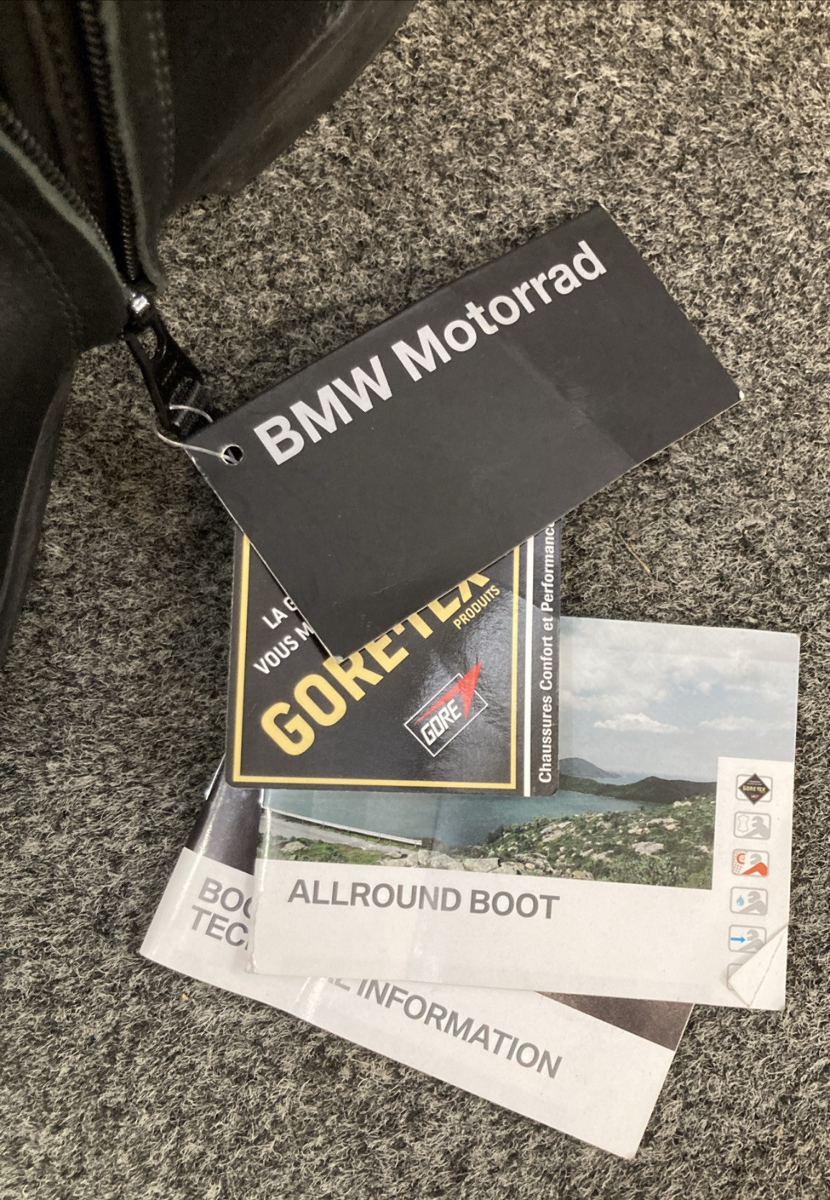 NEW GENUINE BMW 76 22 8 541 057 BOOTS ALLROUND BLACK EU44 US10.5