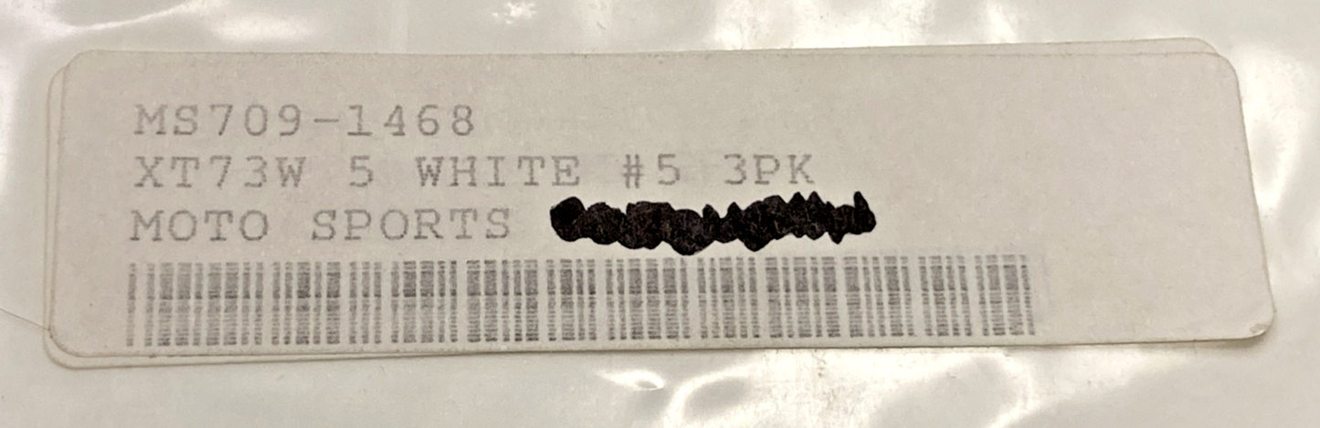 QTY 3 NEW GENUINE DIRT DIGITS 7091468 EXTREME XT 7" WHITE #5