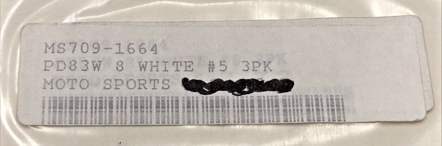 QTY 3 NEW GENUINE DIRT DIGIT 7091664 8" WHITE #5