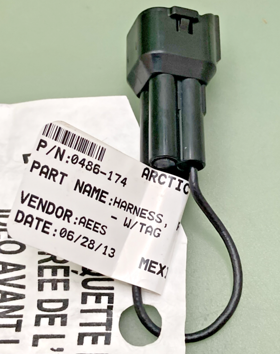 NEW GENUINE ARCTIC CAT 0486-174 HARNESS, RESET CONNECTOR W/TAG