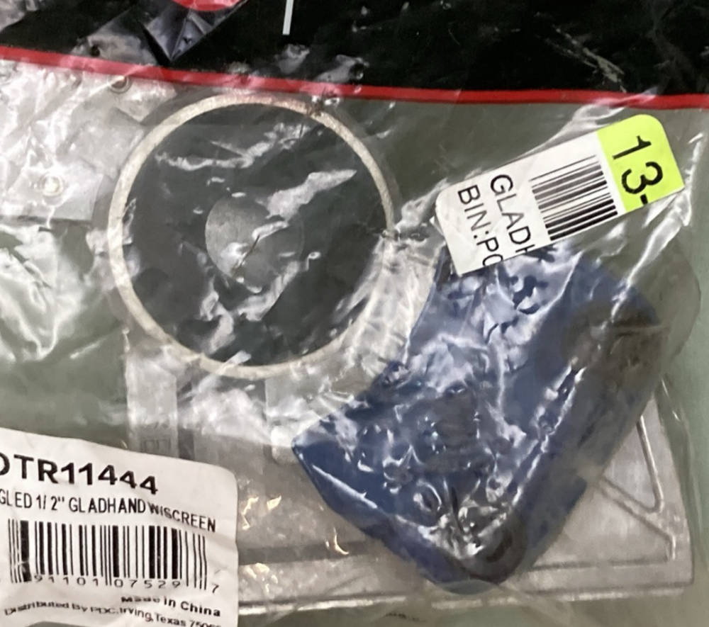 NEW GENUINE OTR OTR11444 1/2" Standard Service Glad Hand Black
