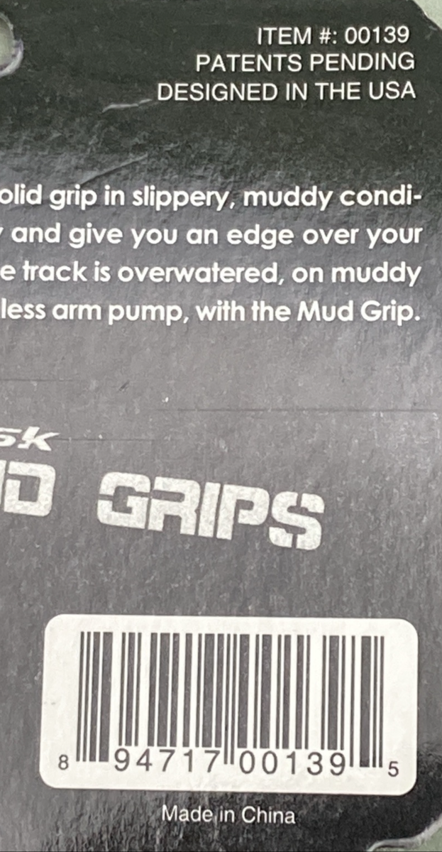NEW GENUINE BRISK 00139 MUD GRIPS SET
