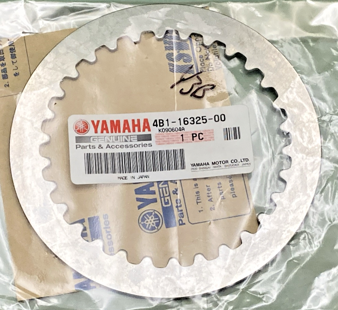 QTY 2 NEW GENUINE YAMAHA 4B1-16325-00 Plate, Clutch 2