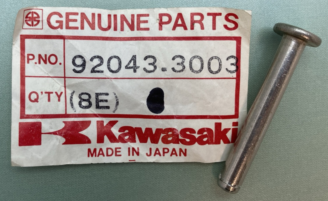 QTY 2 NEW GENUINE KAWASAKI 92043-3003 Throttle Pin