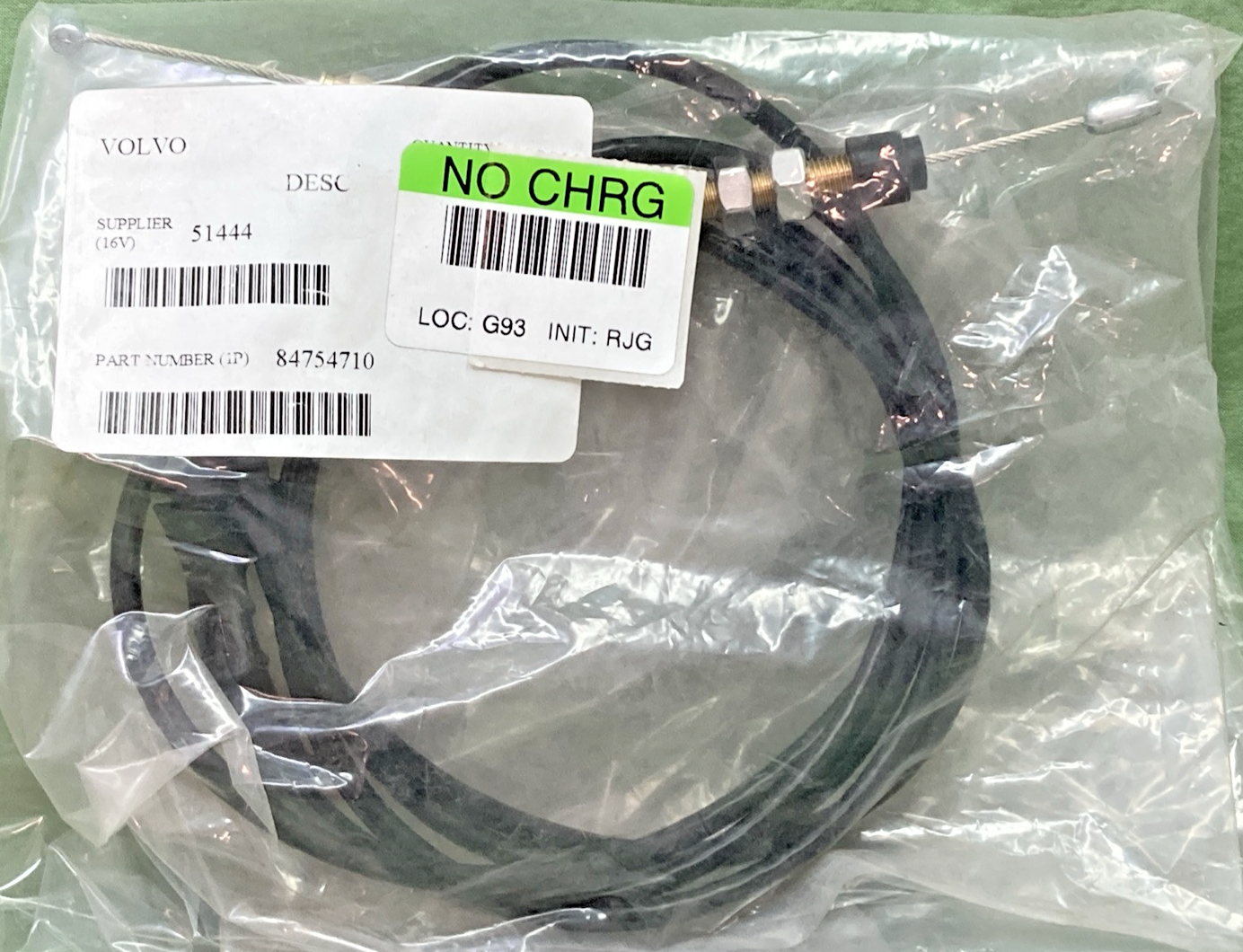 NEW GENUINE VOLVO 84754710 MULTI-PURPOSE WIRE CABLE