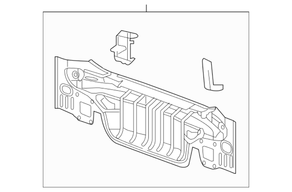 NEW GENUINE GM 23327960 PANEL ASSEMBLY, REAR END