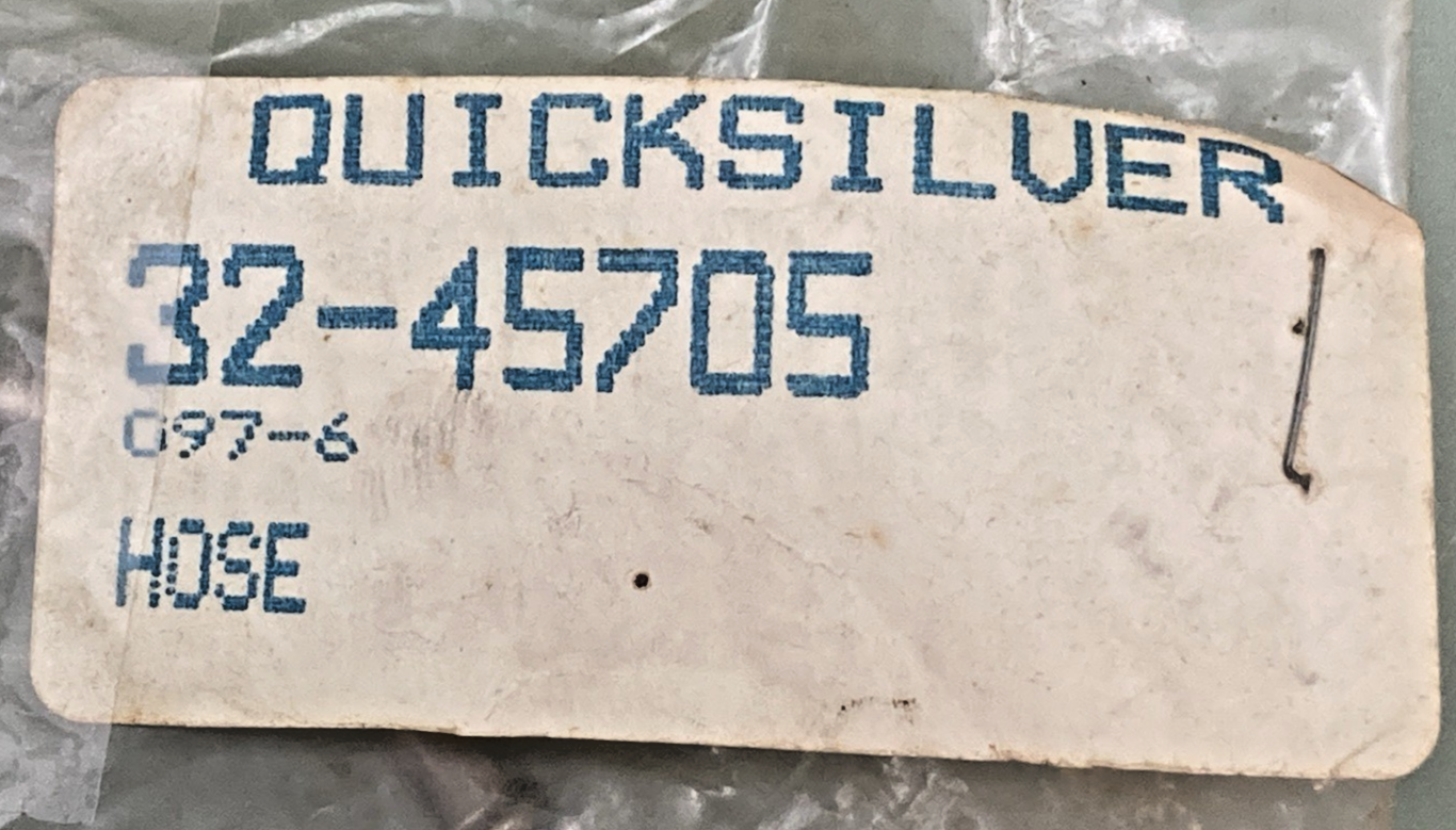 NEW GENUINE MERCURY 32-45705 HOSE