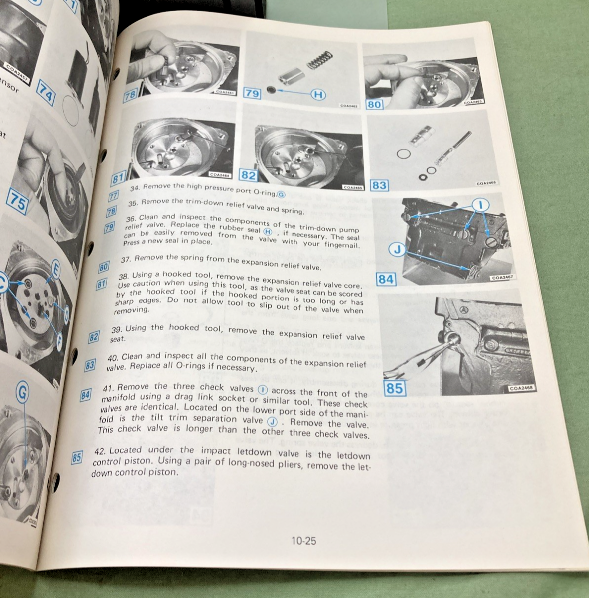 NEW GENUINE OMC 393765-10 SECTION TEN 2 THRU V-6 MODELS SERVICE MANUAL 1982