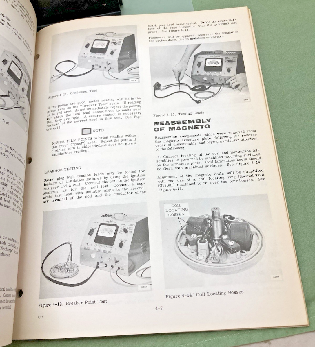 NEW GENUINE EVINRUDE 4904 SPORTWIN 9.5 HP SERVICE MANUAL 1973