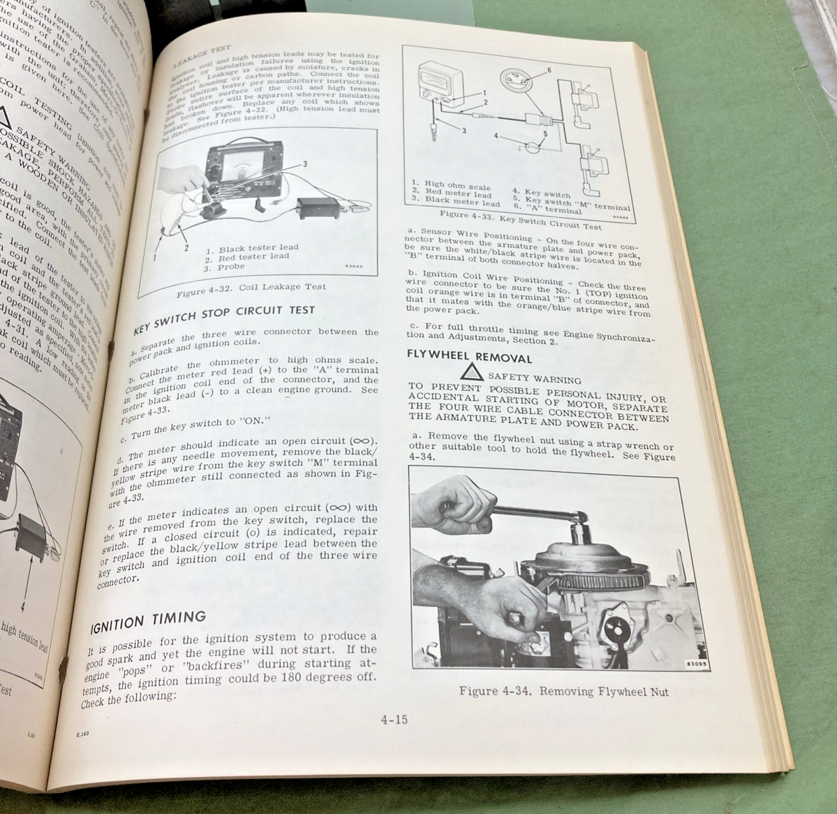 NEW GENUINE EVINRUDE 5493 60 HP MODELS SERVICE MANUAL 1980