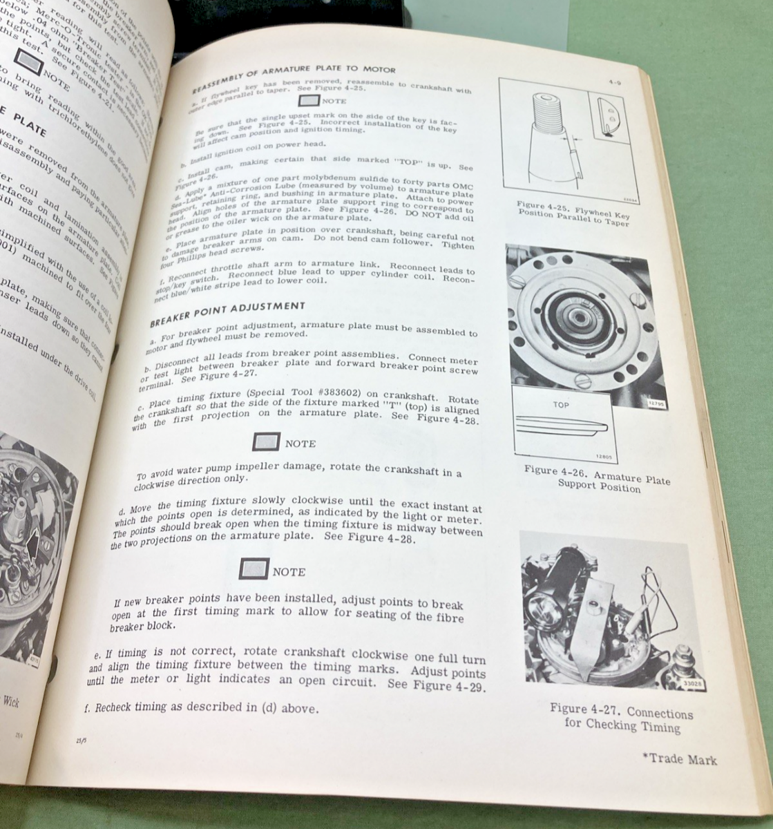 NEW GENUINE EVINRUDE 5092 25 HP MODEL SERVICE MANUAL 1975