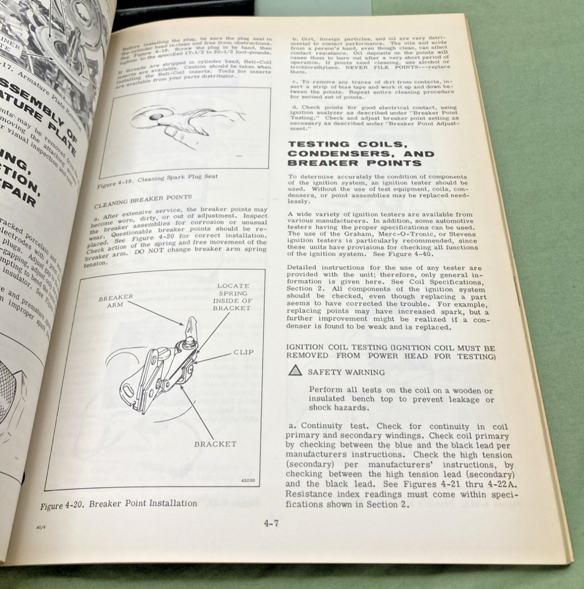 NEW GENUINE EVINRUDE 5017 NORSEMAN 40 HP SERVICE MANUAL 1974