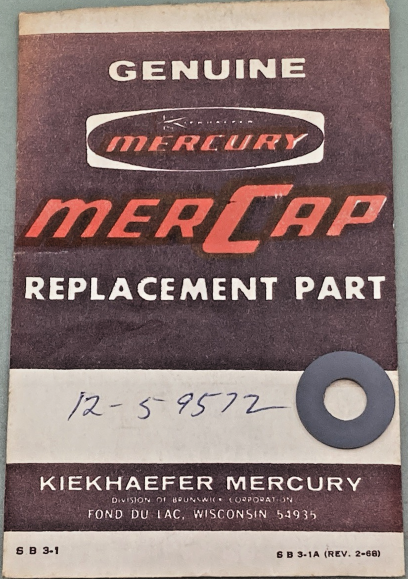 QTY 2 NEW GENUINE MERCURY 12-59572 SPRING
