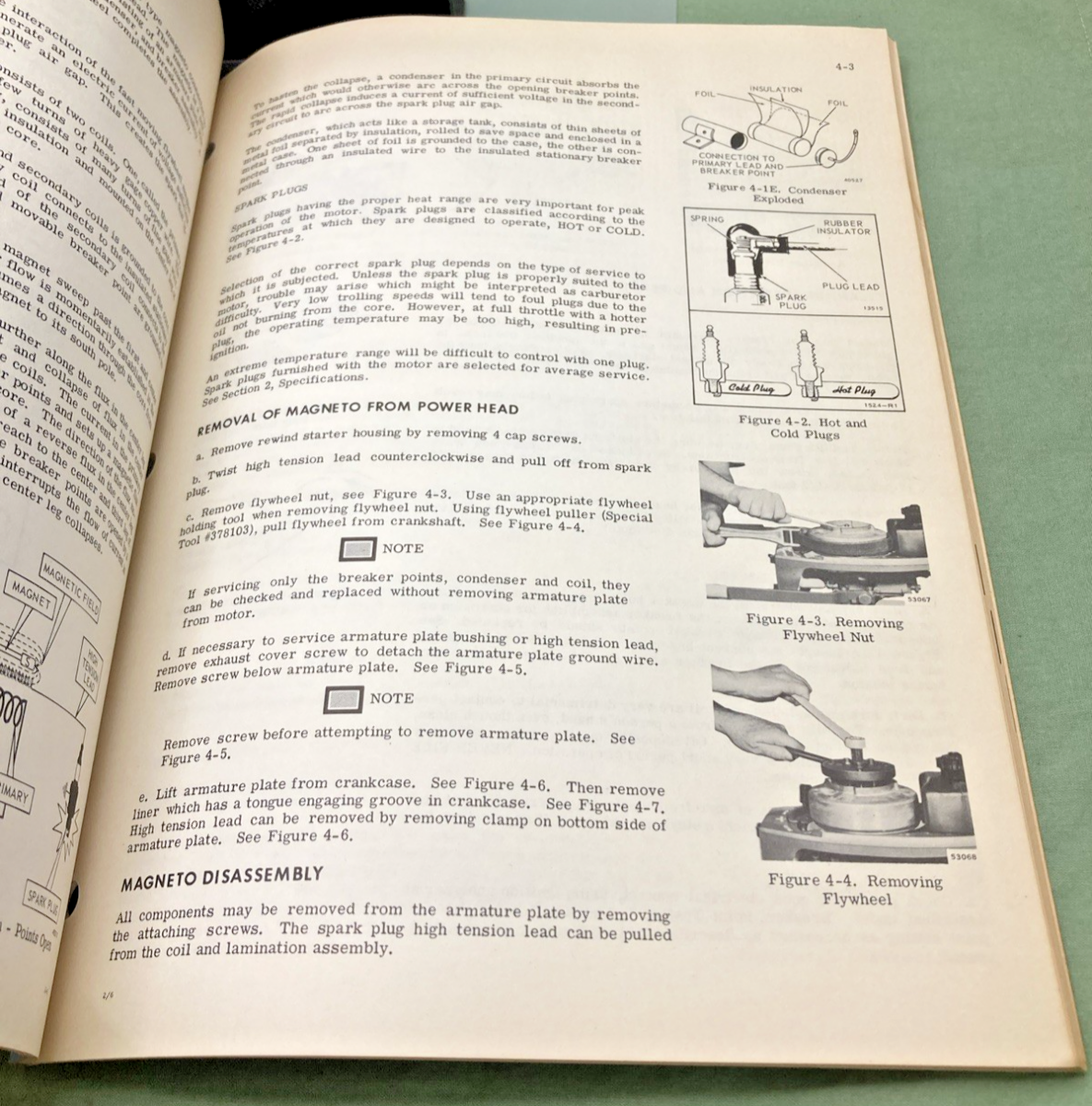 GENUINE EVINRUDE 5185 2 HP SERVICE MANUAL 1976