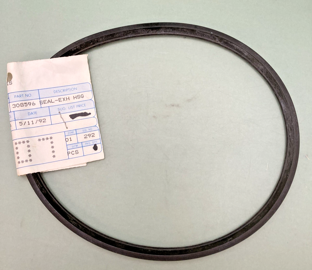 NEW GENUINE OMC 308596 Exhaust Housing Seal