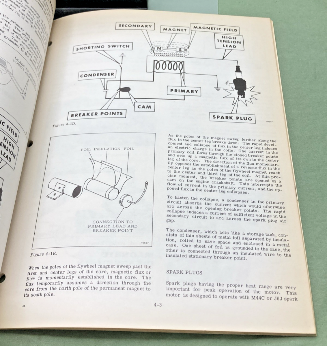NEW GENUINE EVINRUDE 4812 LIGHTWIN YACHTWIN 4 HP SERVICE MANUAL 1972