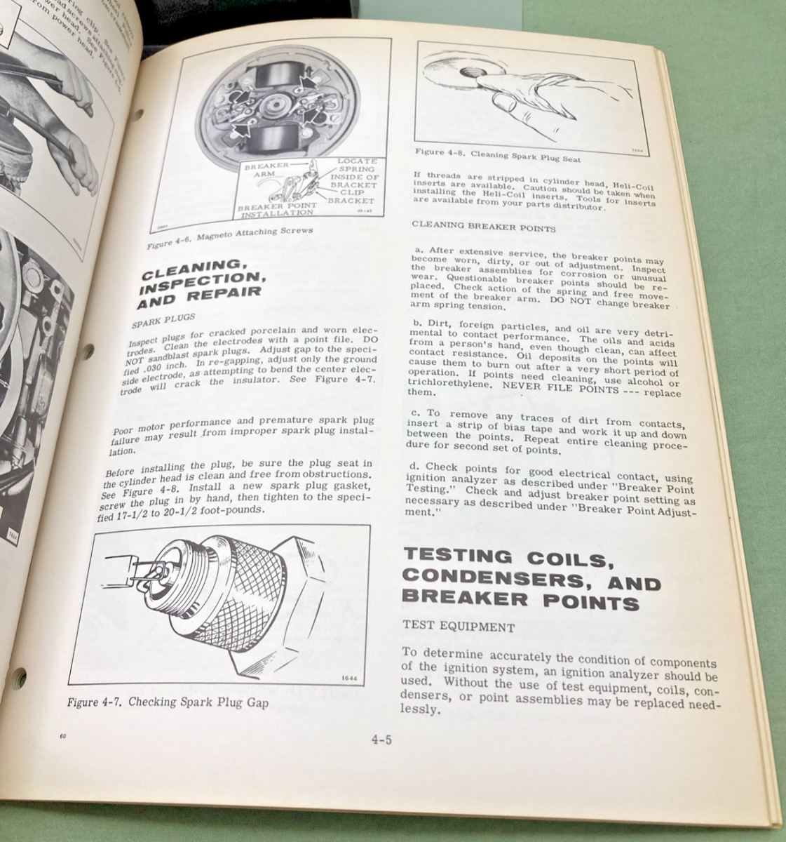 NEW GENUINE EVINRUDE 4813 FISHERMAN 6 HP SERVICE MANUAL 1972