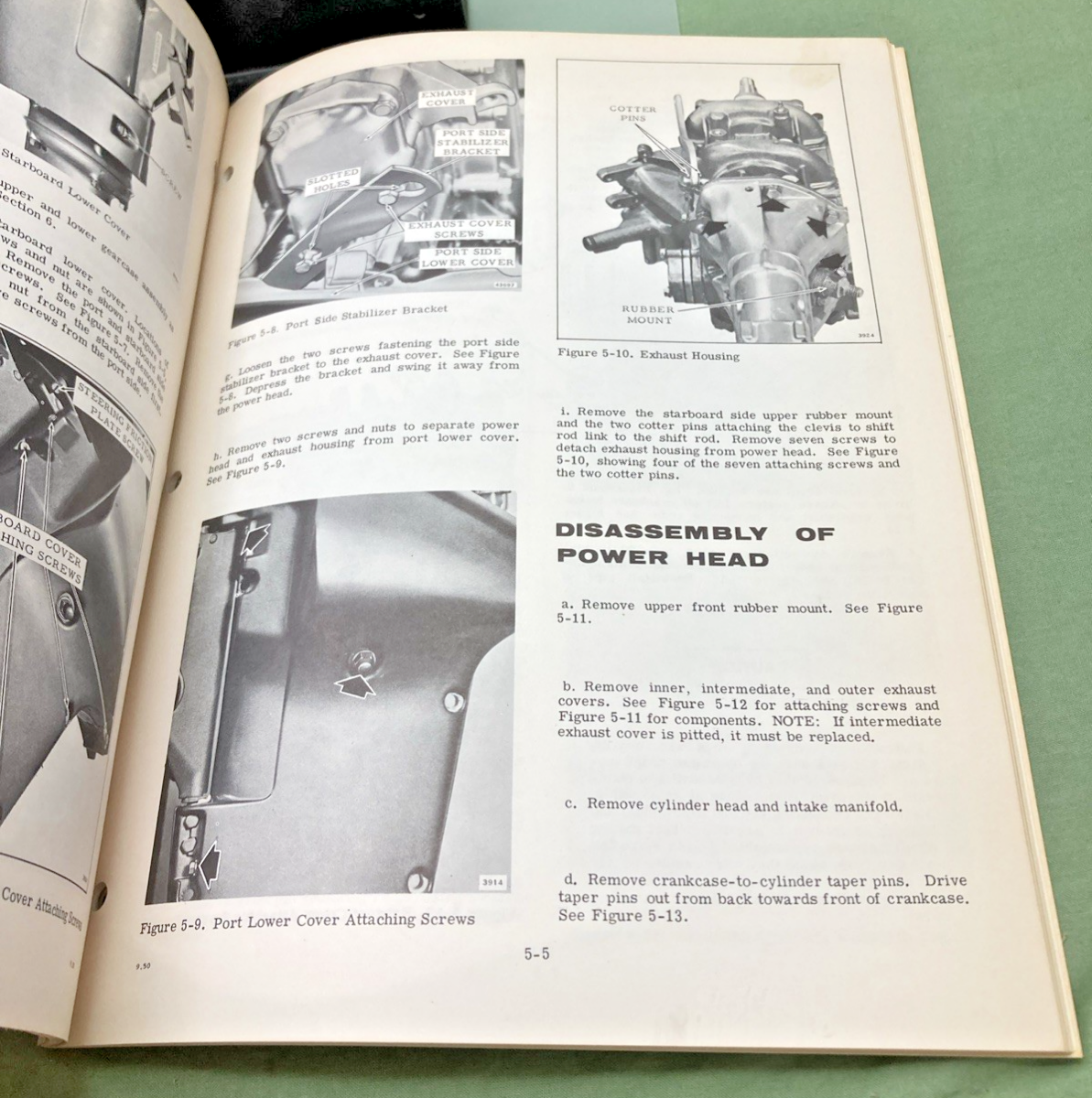 NEW GENUINE EVINRUDE 4747 SPORTWIN 9-1/2 HP SERVICE MANUAL 1971