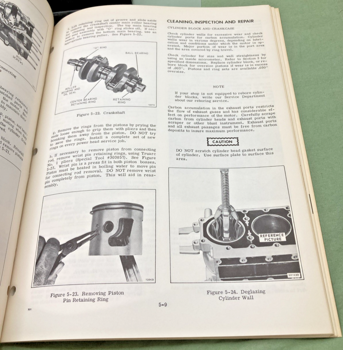 NEW GENUINE EVINRUDE 4751 LARK 50 HP SERVICE MANUAL 1971