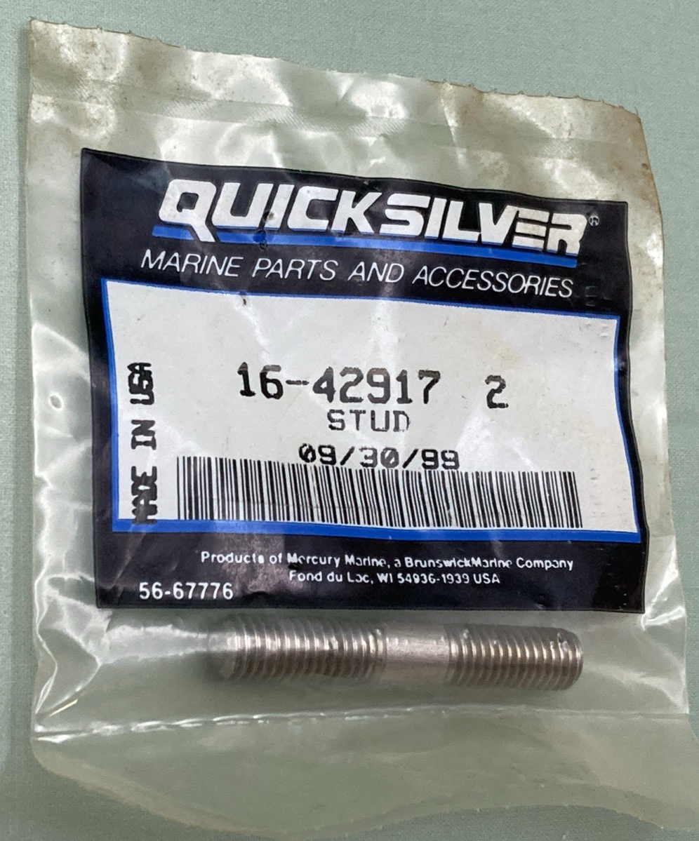 NEW GENUINE MERCURY 16-429172 Stud, (M8 x 48)