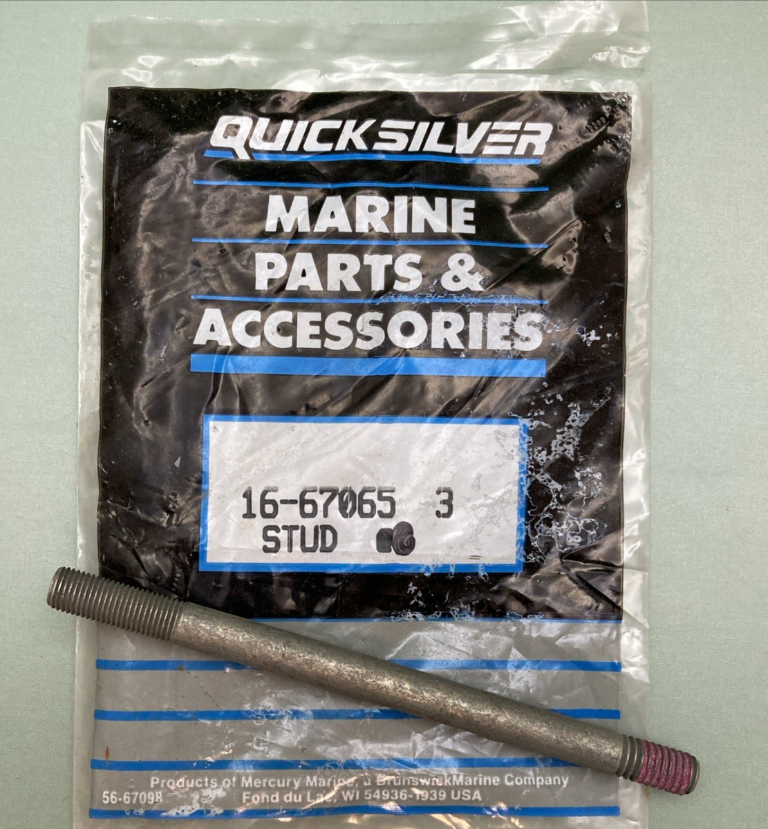 NEW GENUINE MERCURY 16-670653 STUD, (.375 x 5.620) (5.50 Inch)