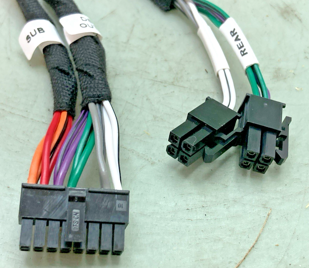 REPLACES ROCKFORD FOSGATE 1560-70861-02 Amplifier Input Output Cable
