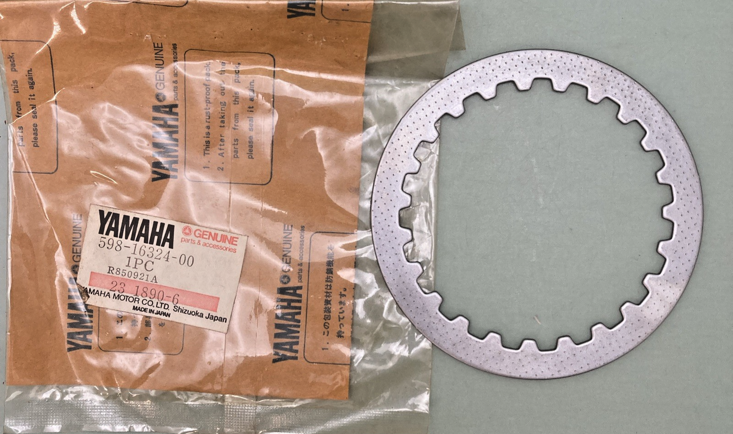 NEW GENUINE YAMAHA 598-16324-00 Plate, Clutch