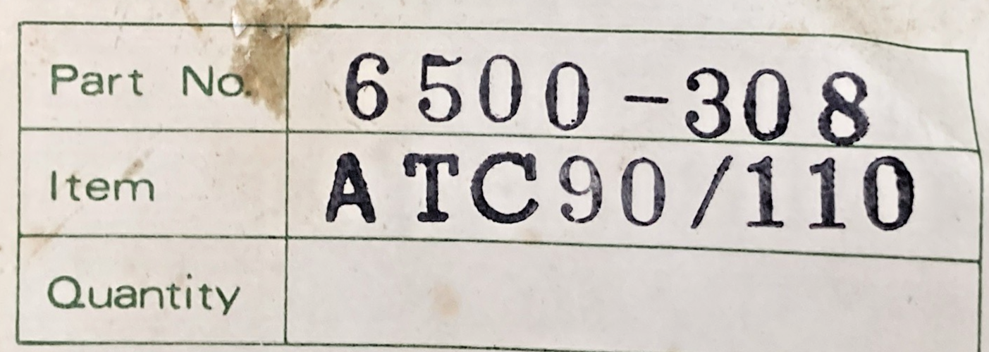 NEW GENUINE NOBORU 6500-308 GASKET SET